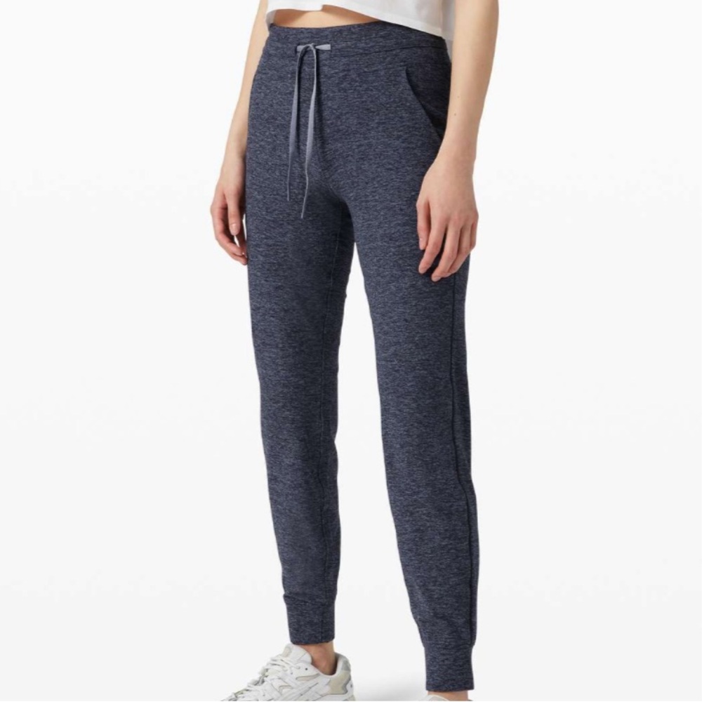 Lululemon Ready To Rulu Pant Heathered Peri Purple / Black Size 4
